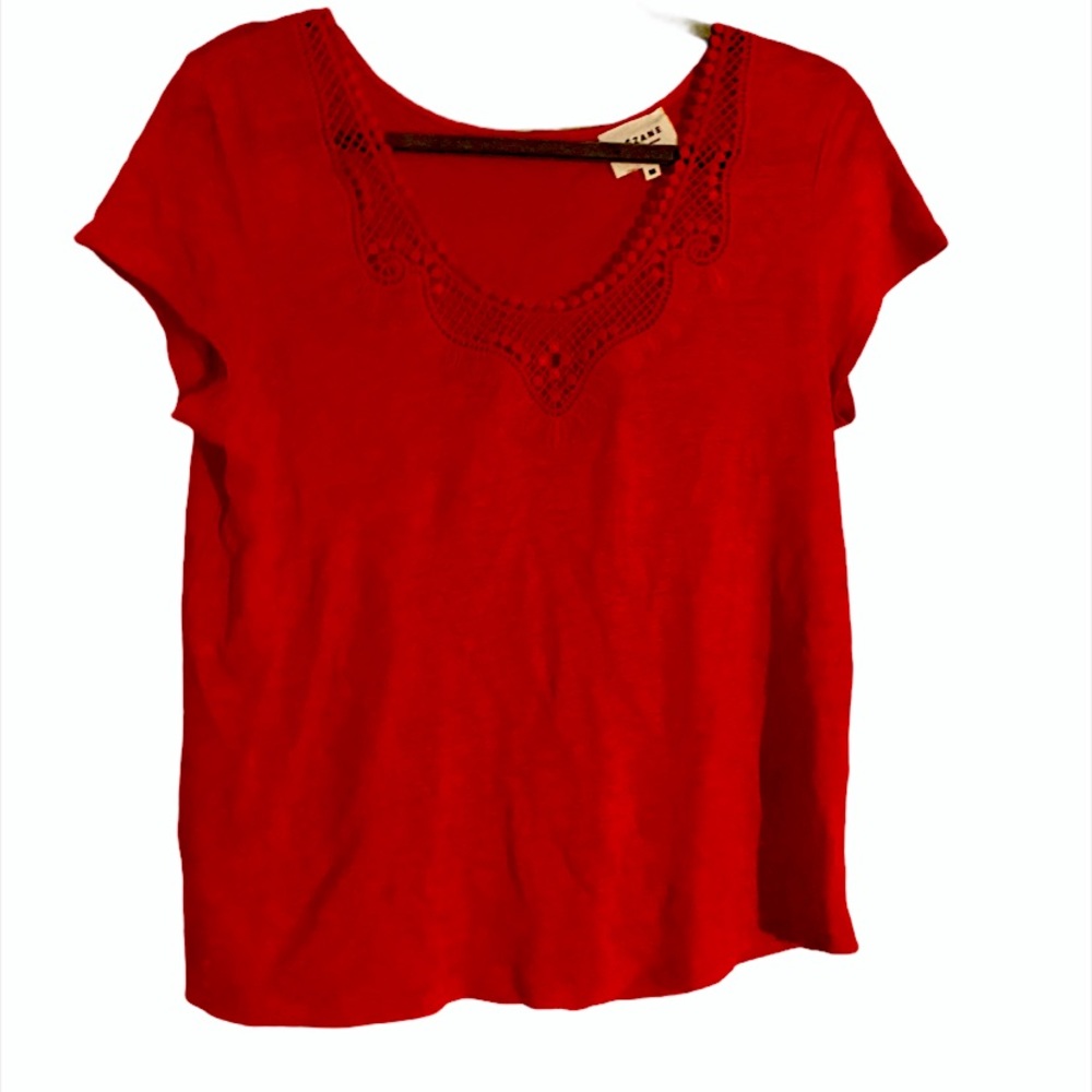 Sezane Linen Embroidered Blouse!